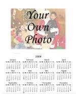 How can you make your own one-page 12 month calendar?