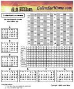 print a calendar