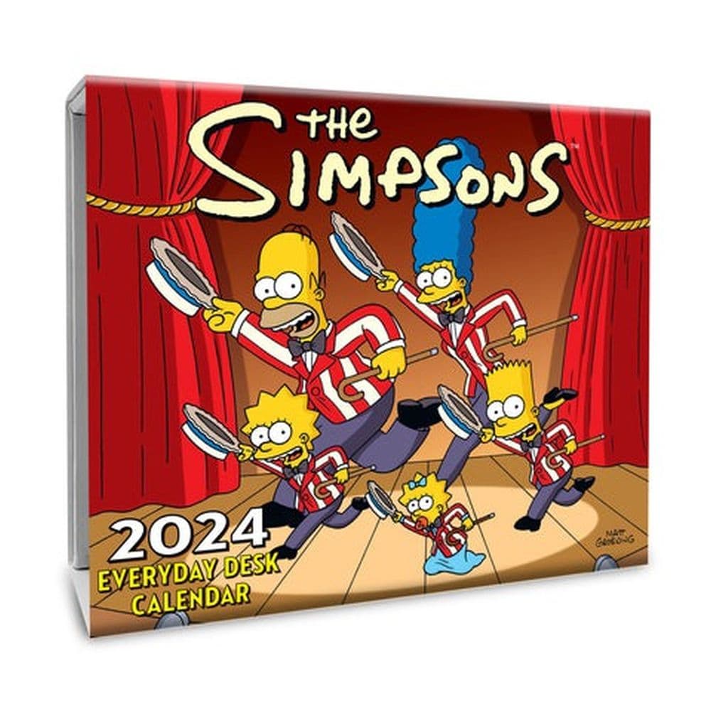 Simpsons 2025 Desk Calendar