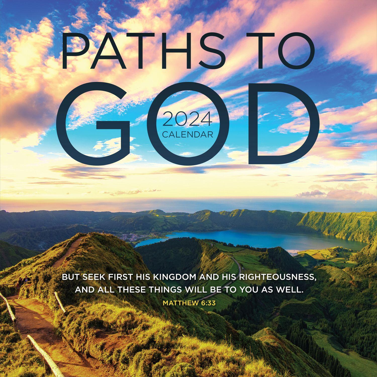 Paths To God 2024 Wall Calendar   1024 