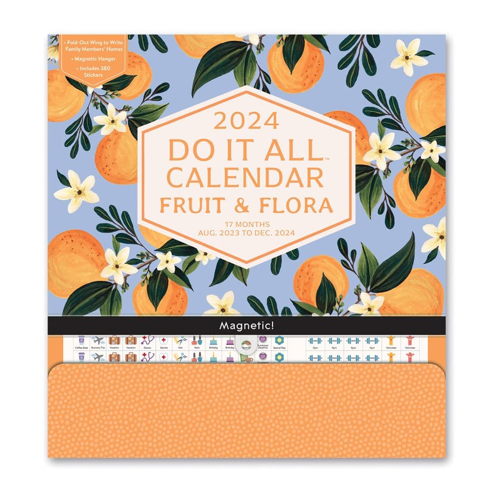 Fruit and Flora Do It All 2024 Wall Calendar
