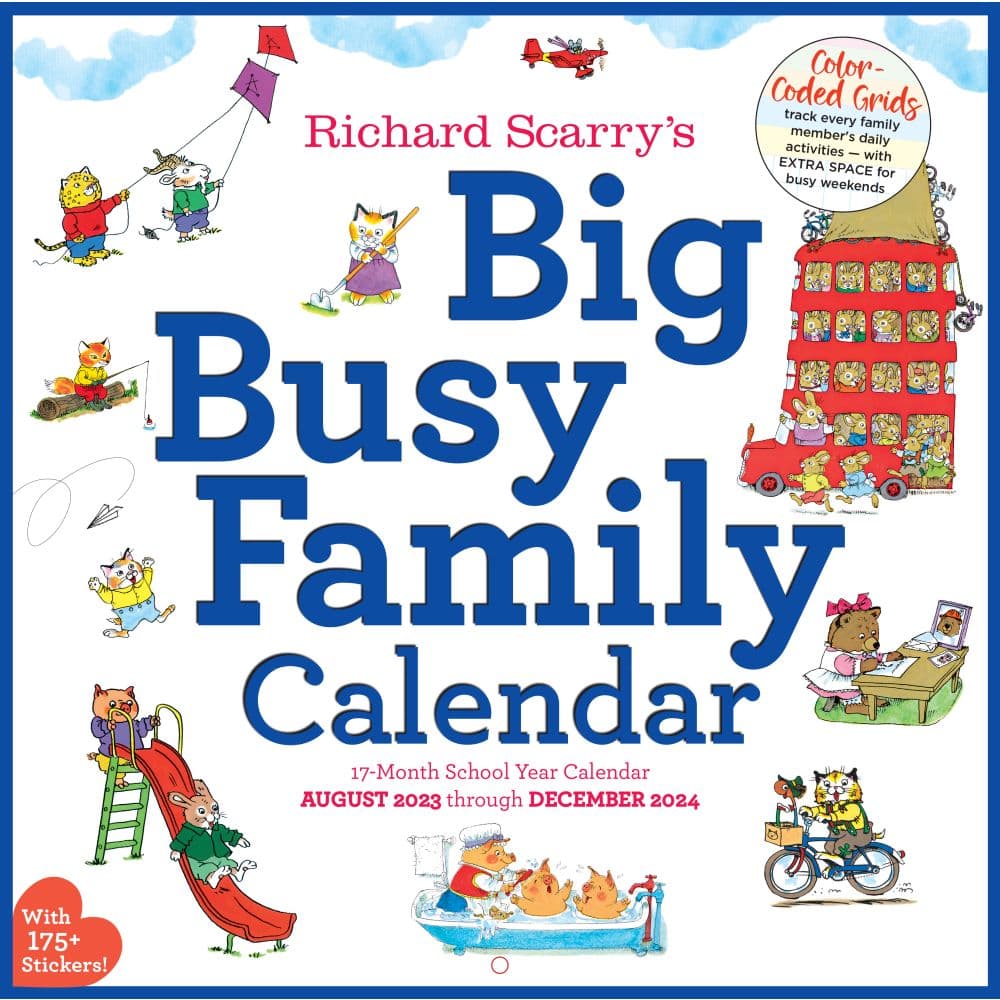 Big Busy Family Calendar 2025