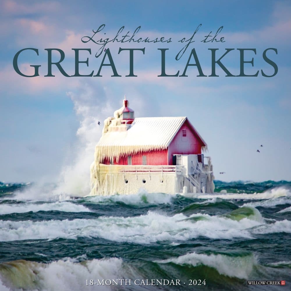 Lighthouses Of The Great Lakes 2024 Wall Calendar   2124 