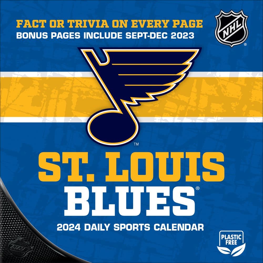 NHL St Louis Blues 2024 Desk Calendar