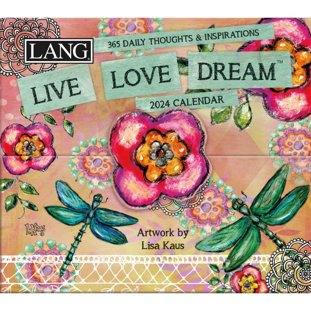 Live Love Dream 2024 Mini Desk Calendar   2702 