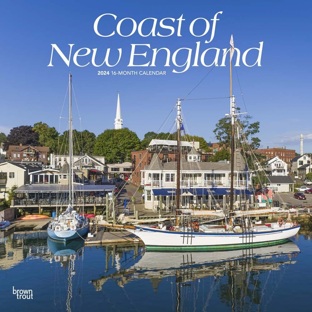 New England Coast 2024 Wall Calendar   2889 