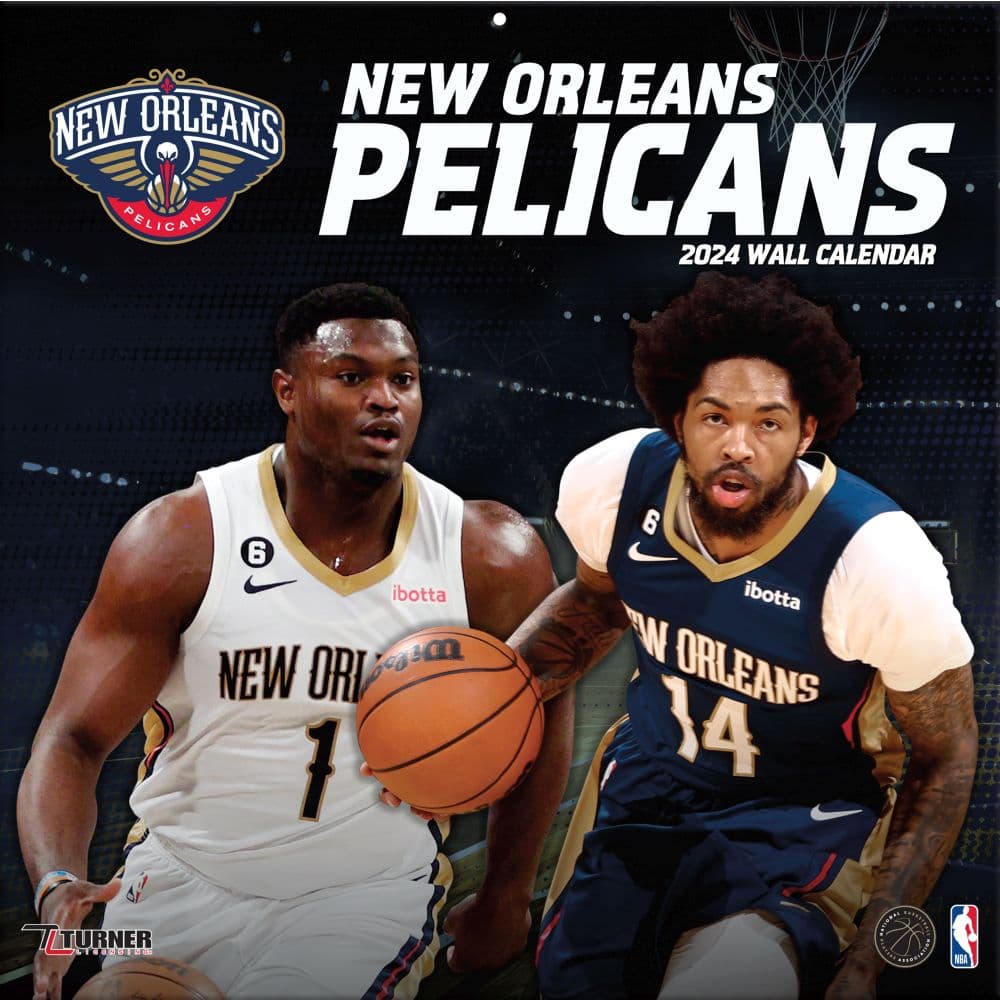 New Orleans Pelicans 2024 Wall Calendar