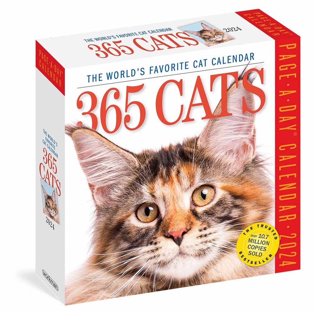 365 Cats 2024 Page A Day Desk Calendar 365-cats-2024-page-a-day-desk-calendar