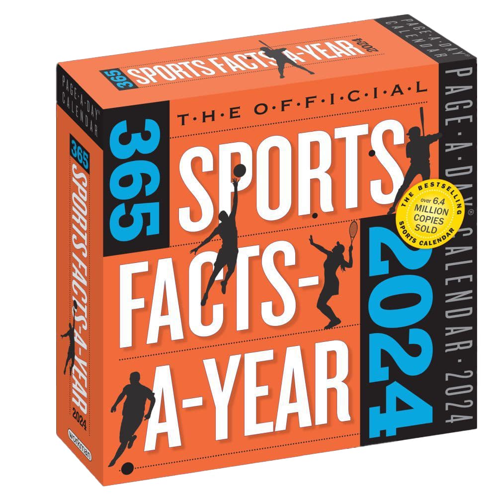 Sports 365 Facts 2024 Desk Calendar   654 