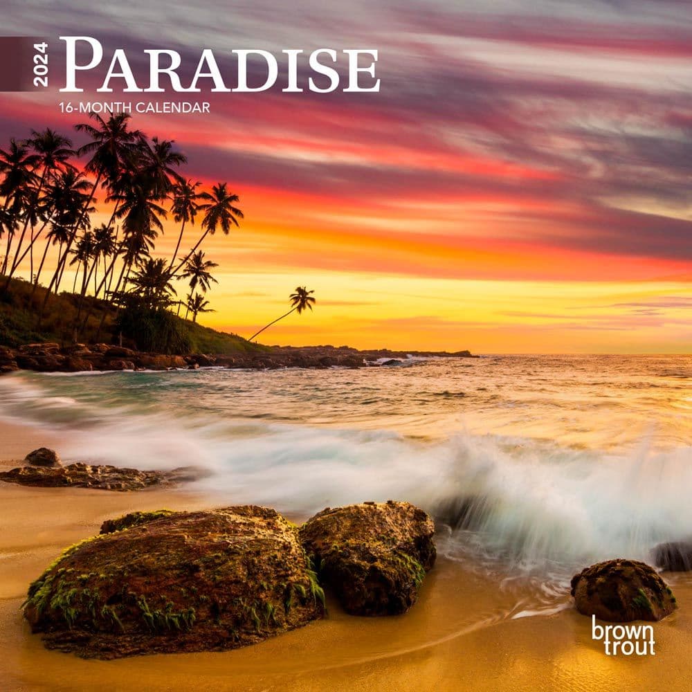 Paradise 2024 Mini Wall Calendar   774 