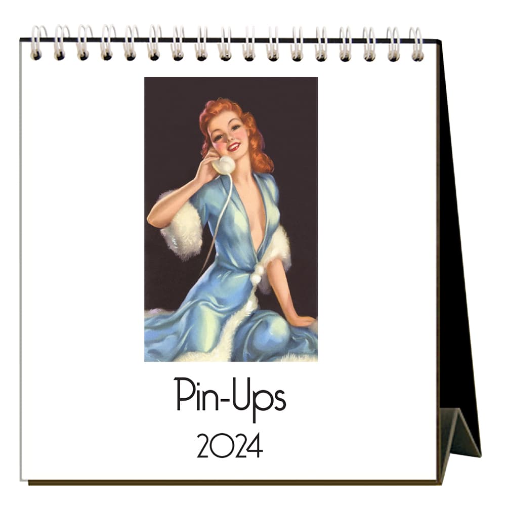 Pin-Ups 2024 Easel Desk Calendar