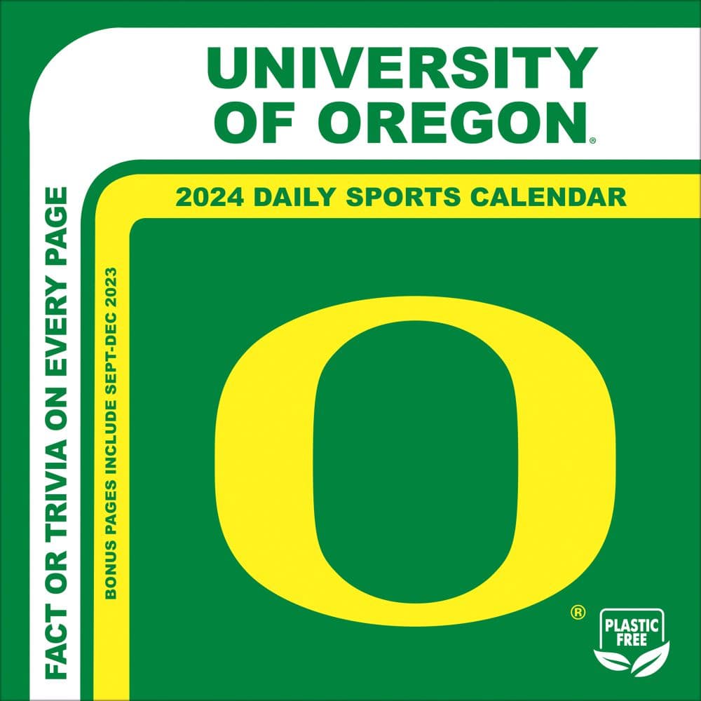 COL Oregon Ducks 2024 Desk Calendar