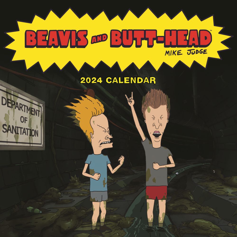 Beavis and Butt-head 2024 Wall Calendar