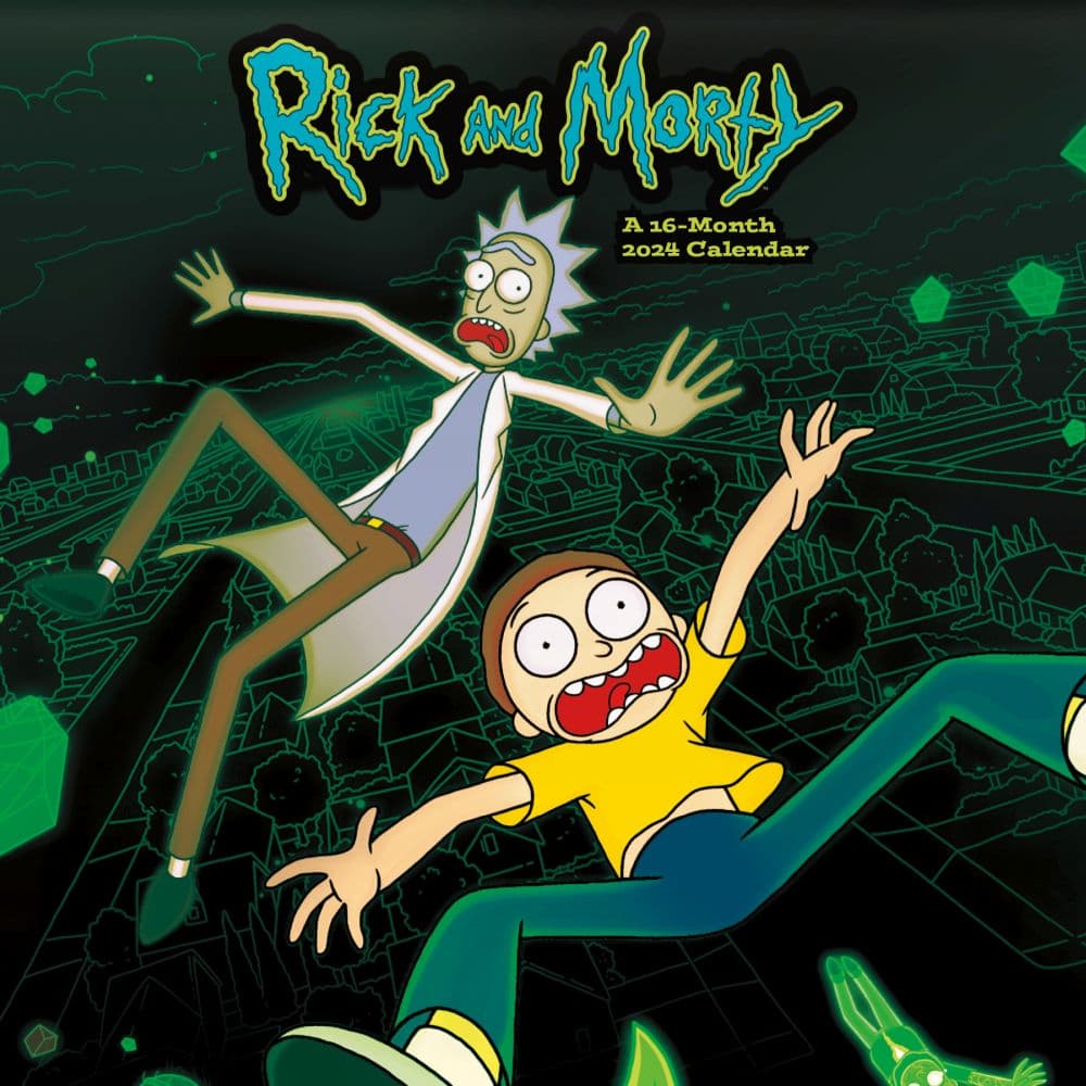 Rick and Morty 2024 Wall Calendar
