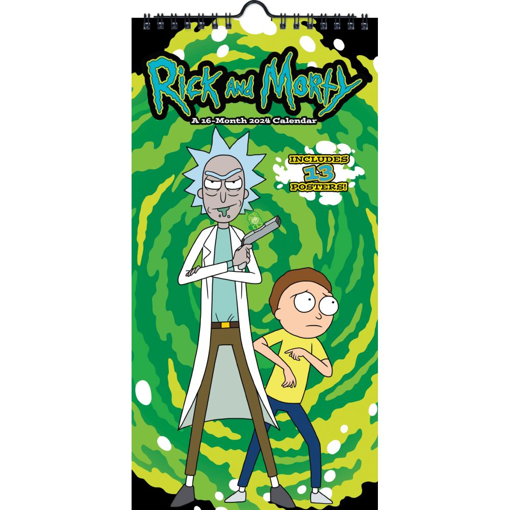 Rick & Morty 2024 Mini Poster Calendar