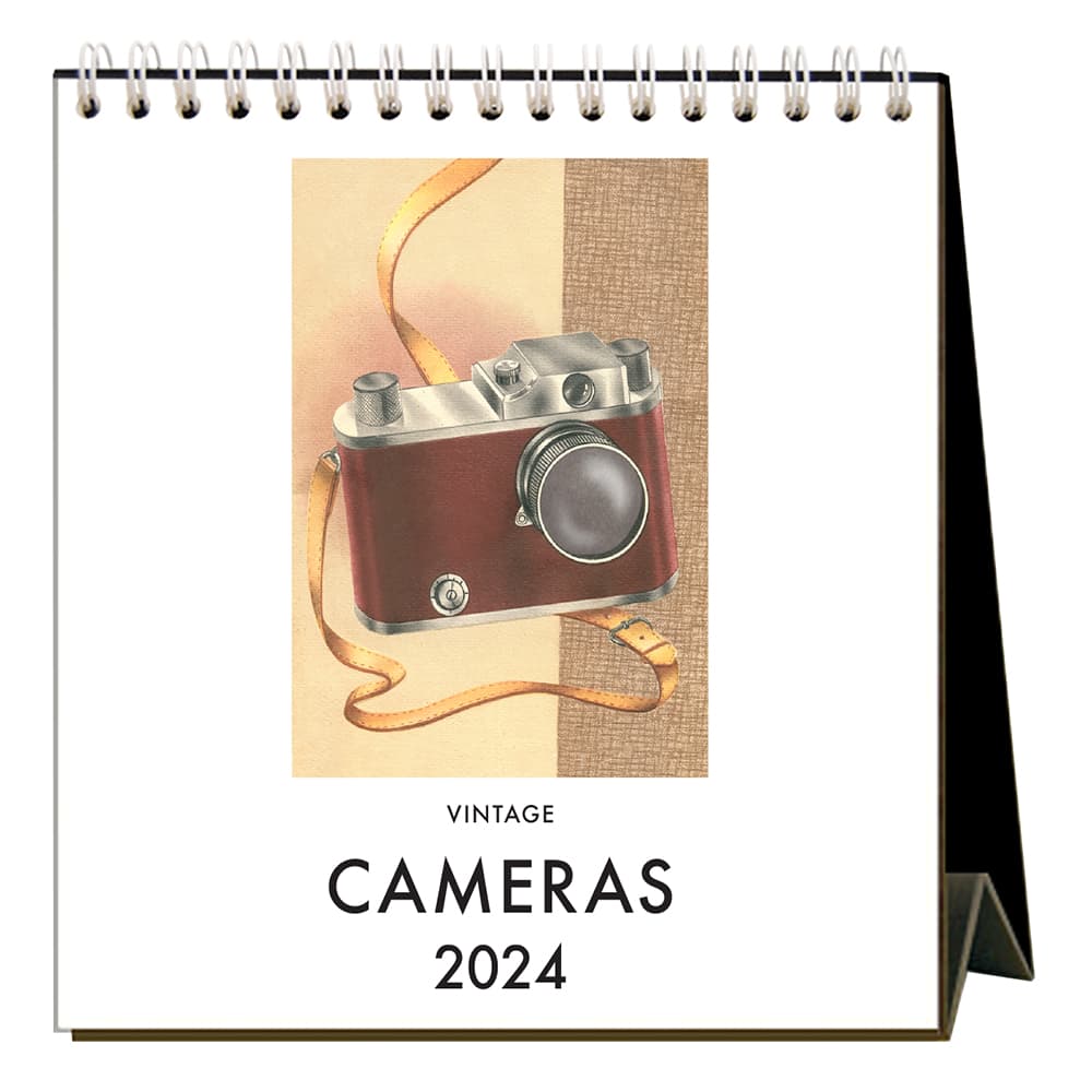 Cameras 2024 Easel Desk Calendar