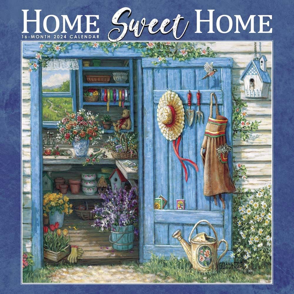 Home Sweet Home Hopper 2024 Wall Calendar