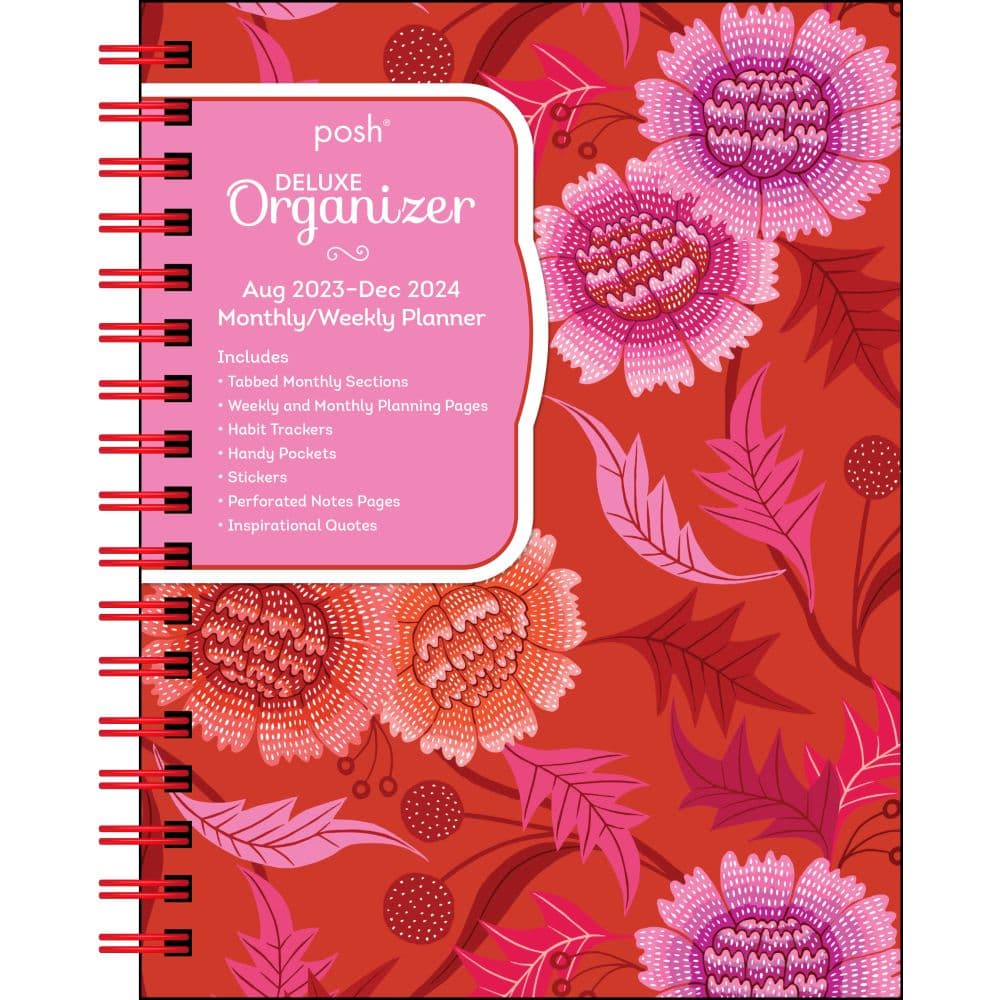 Posh Deluxe Floral 2024 Planner