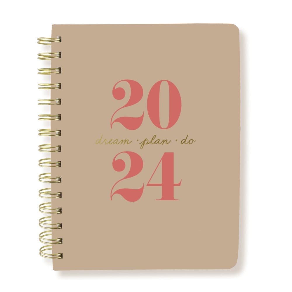 Typographic Taupe 2024 Planner