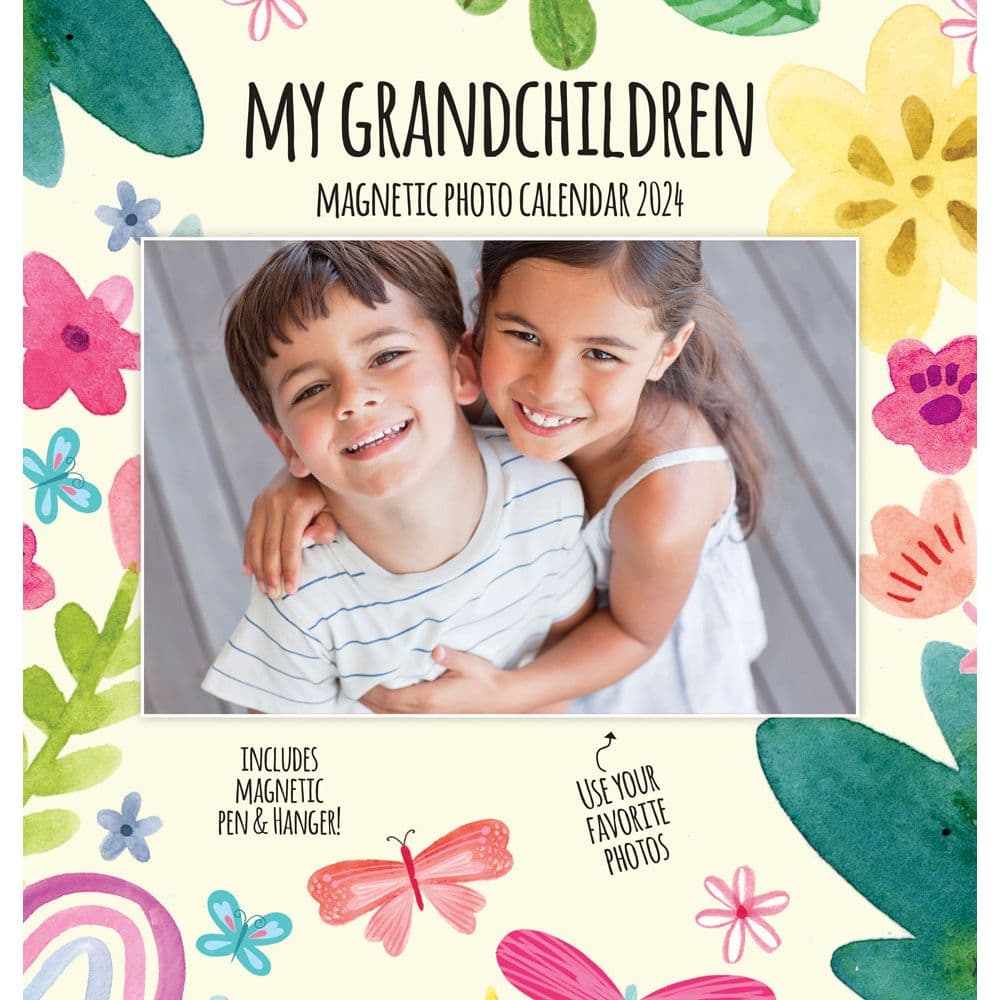 My Grandchildren 2024 Magnetic Wall Calendar