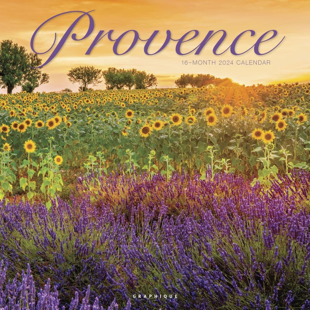 Provence 2024 Wall Calendar