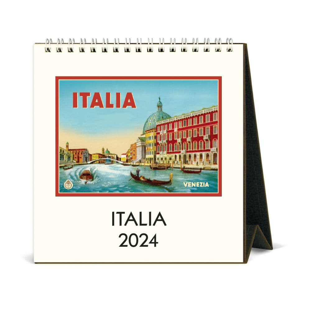 Italia Art 2024 Easel Desk Calendar