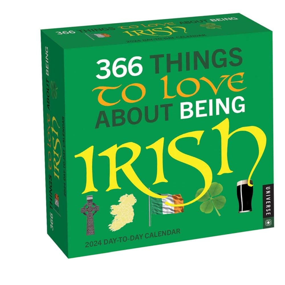 Irish 365 Things to Love 2024 Desk Calendar