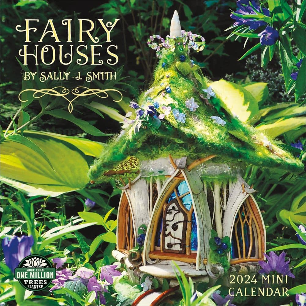 Fairy Houses 2024 Mini Wall Calendar