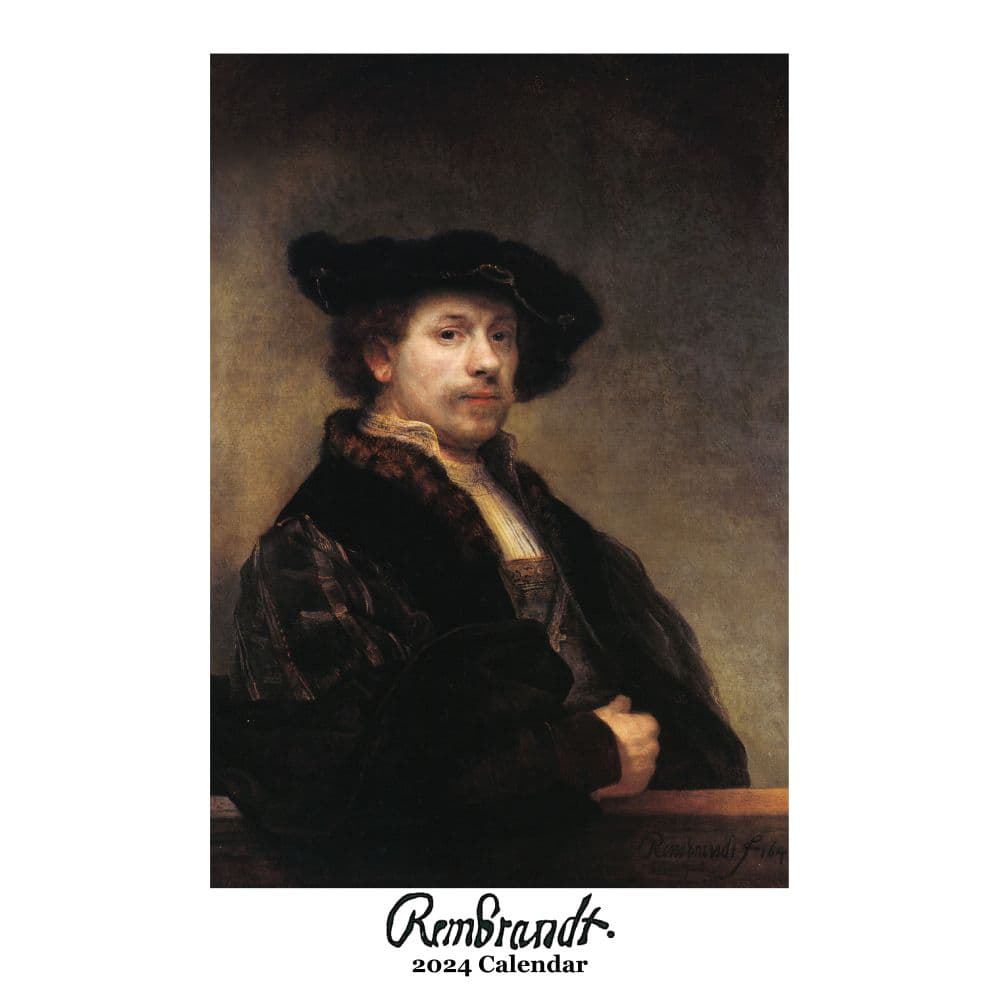 Rembrandt 2024 Poster Wall Calendar