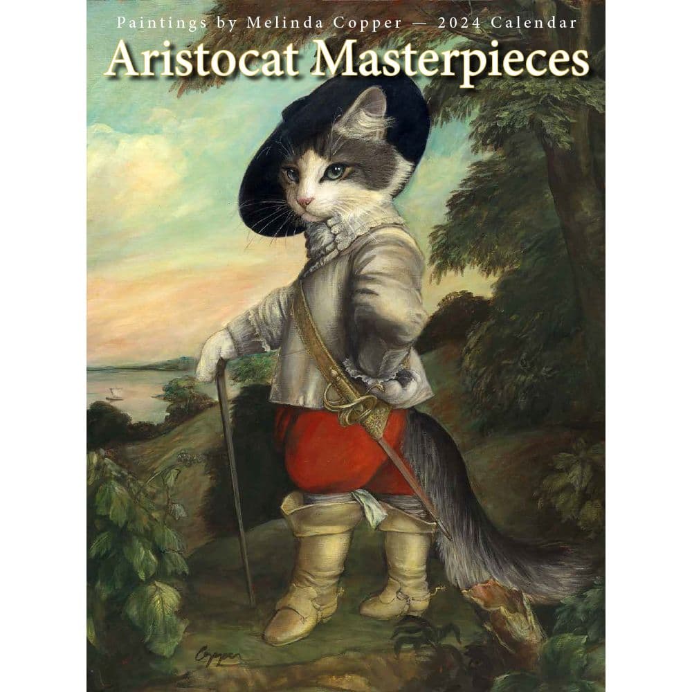 Aristocat Masterpieces 2024 Wall Calendar