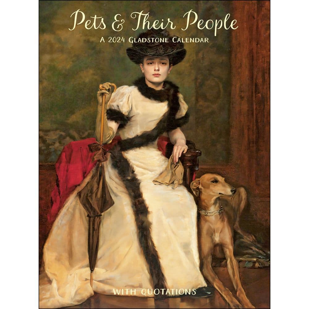 Pets and their People Slim 2024 Wall Calendar