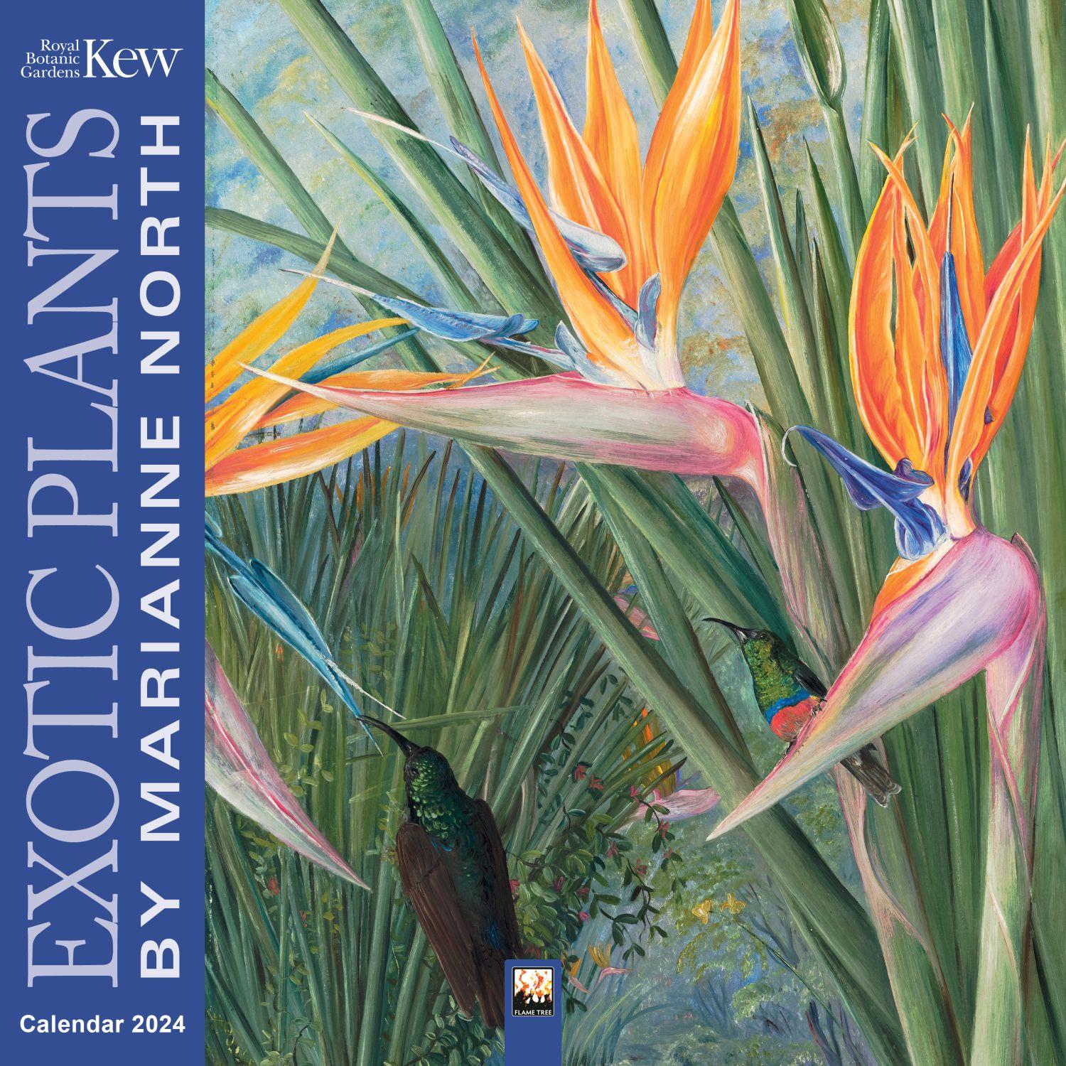 Kew Gardens Exotic Plants 2024 Wall Calendar