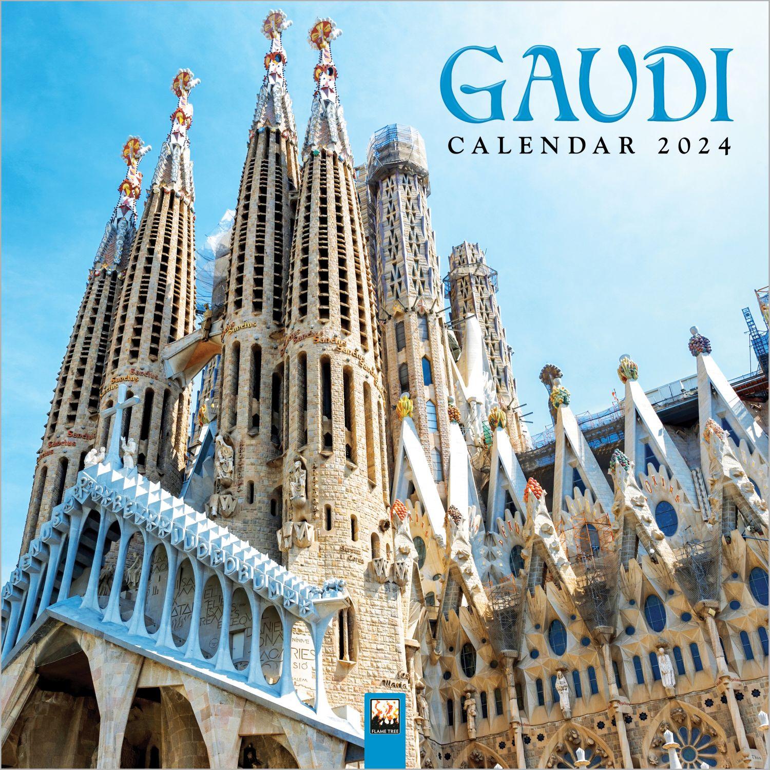 Gaudi 2024 Wall Calendar