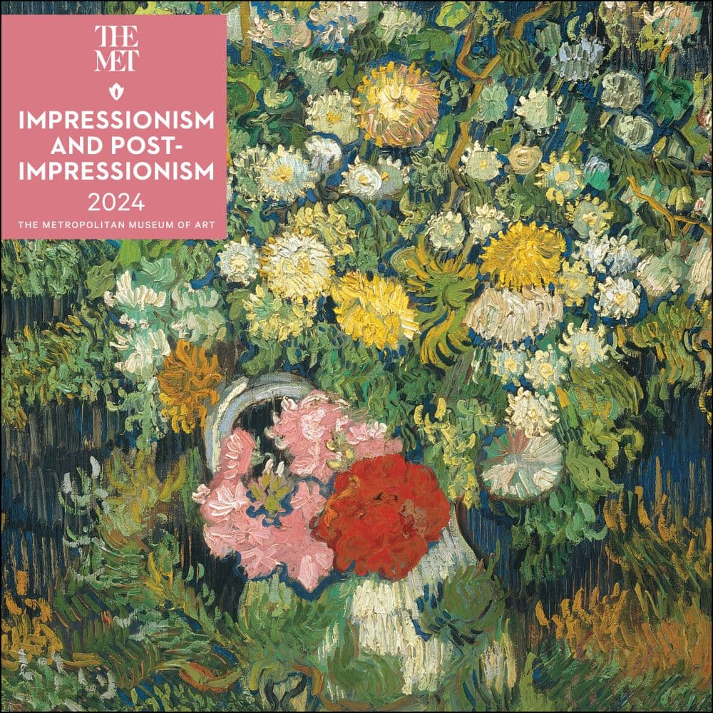 Impressionist Blooms 2024 Wall Calendar