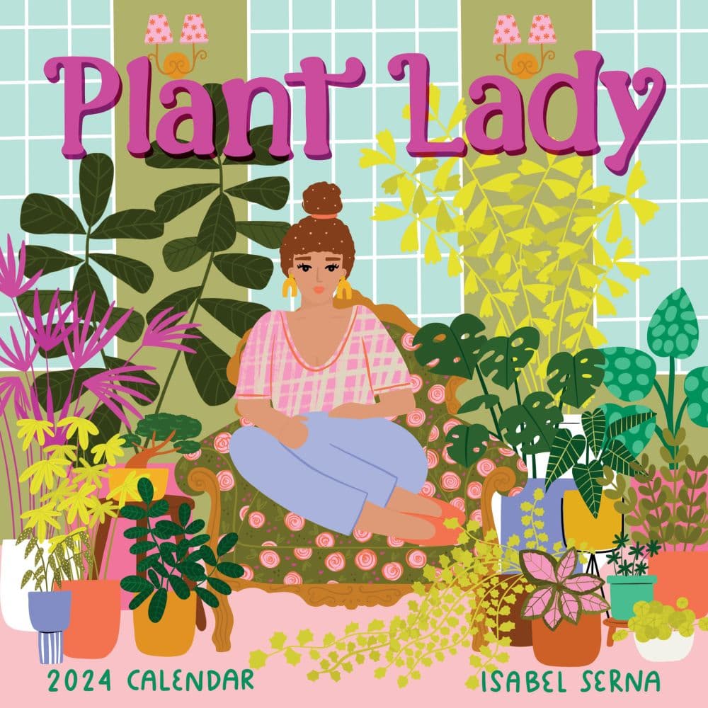 Plant Lady 2024 Wall Calendar