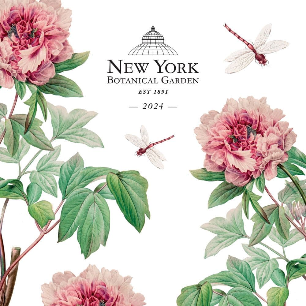 New York Botanical Gardens 2024 Illustrated Wall Calendar