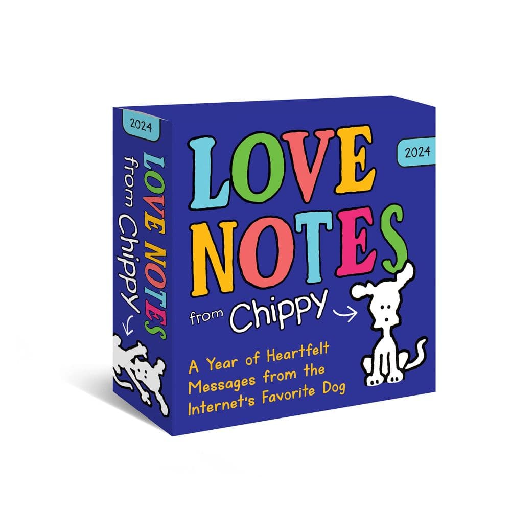Love Notes From Chippy the Dog 2024 Desk Calendar