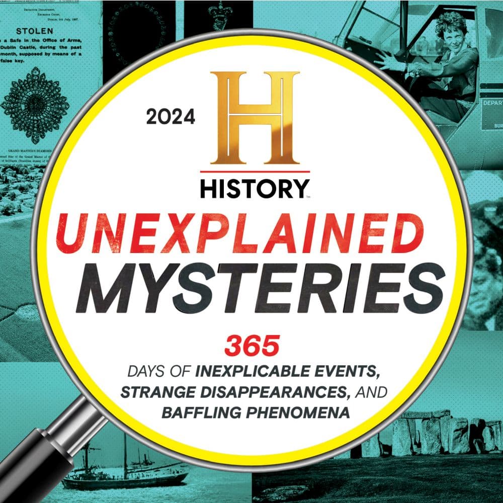 History Channel Unexplained Mysteries 2024 Desk Calendar