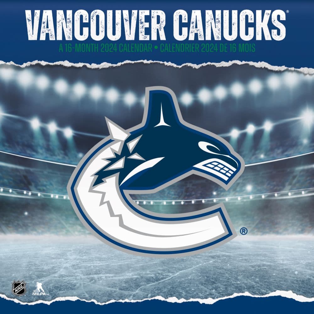 NHL Vancouver Canucks 2024 Wall Calendar