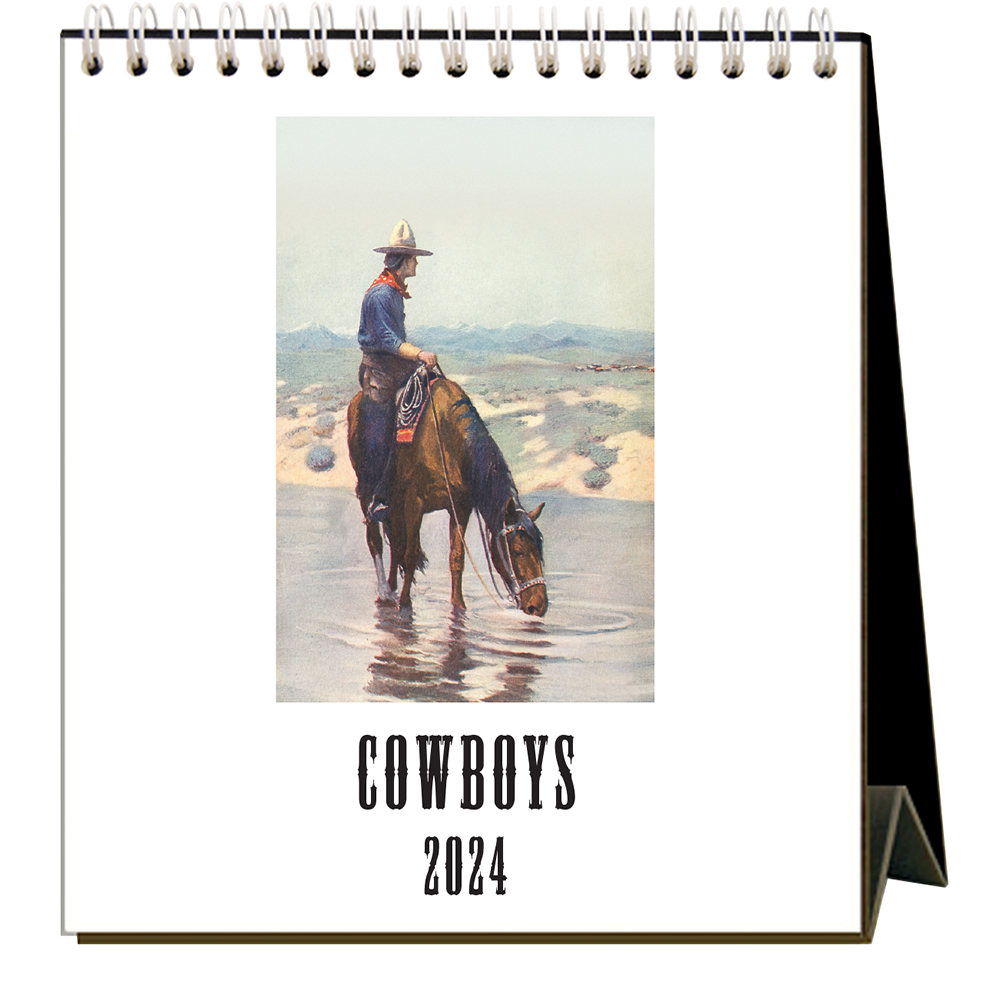 Cowboys 2024 Easel Desk Calendar