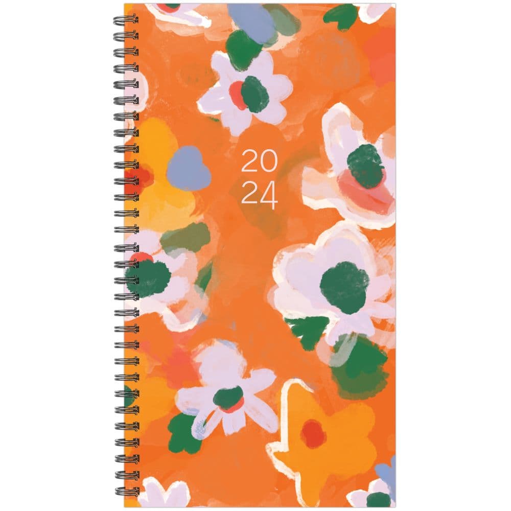 Poppies Spiral 2024 Pocket Wall Calendar