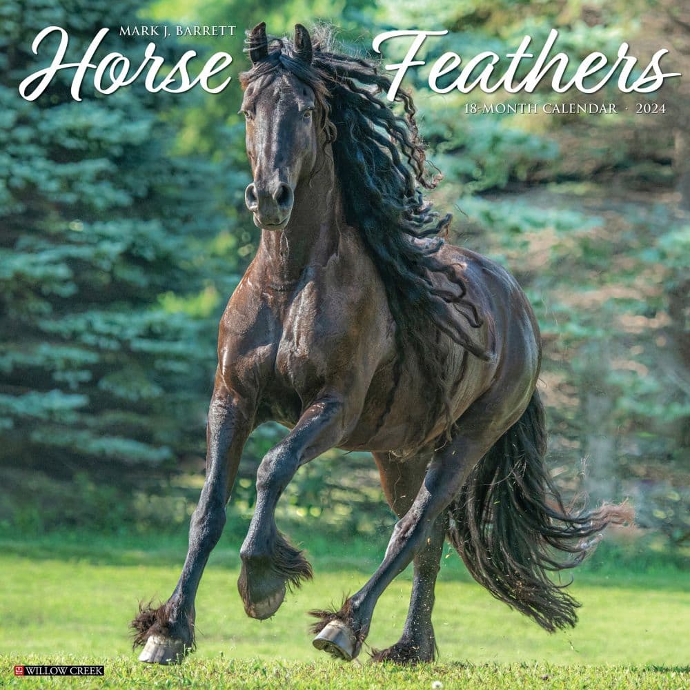 Horse Feathers 2024 Wall Calendar
