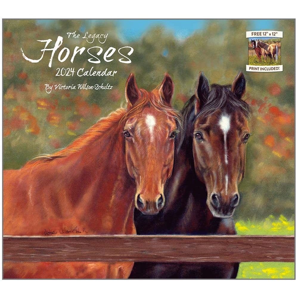 Horses Special Edition 2024 Wall Calendar