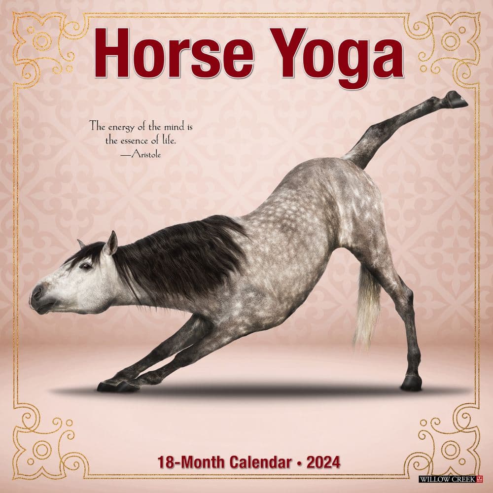 Unicorn Yoga 2022 Mini Wall Calendar