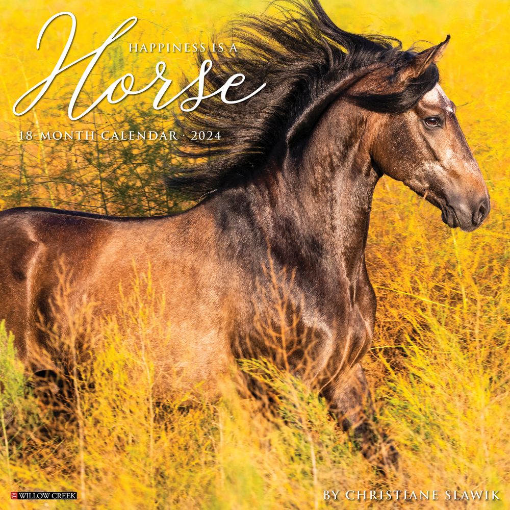 Happiness Is a Horse 2024 Wall Calendar