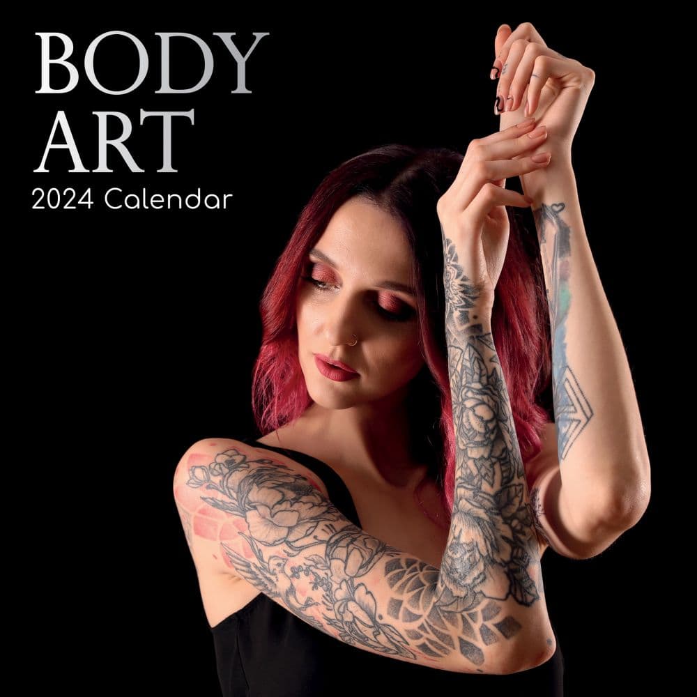 Body Art 2024 Wall Calendar