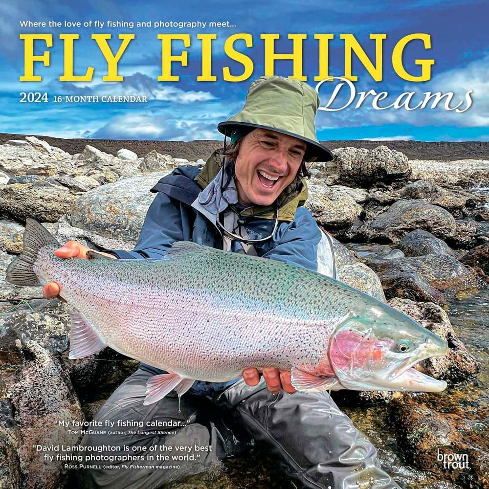 Fly Fishing Dreams 2024 Wall Calendar