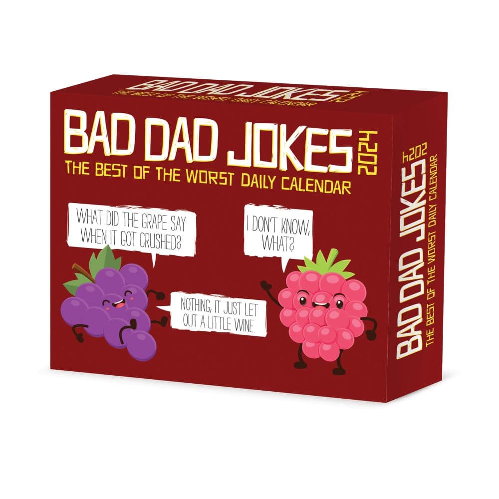 Bad Dad Jokes 2024 Desk Calendar