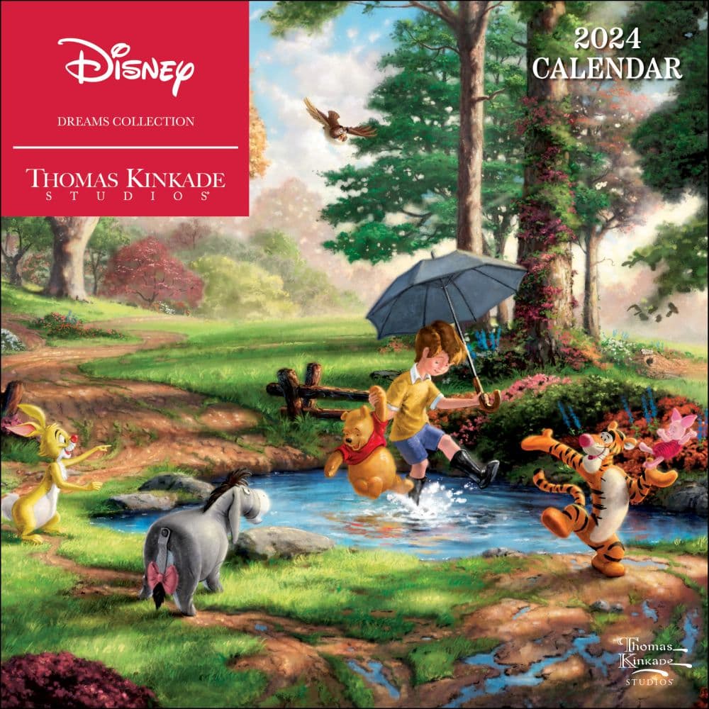Kinkade Disney Collection 2024 Mini Wall Calendar