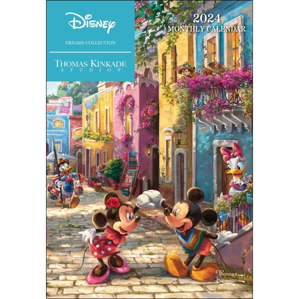 Kinkade Disney Monthly 2024 Pocket Planner